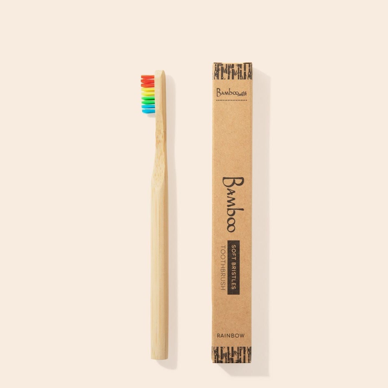 sustainable, zero waste, earth-friendly, plastic-free Bamboo Toothbrush | Round Handle - Bamboo Switch