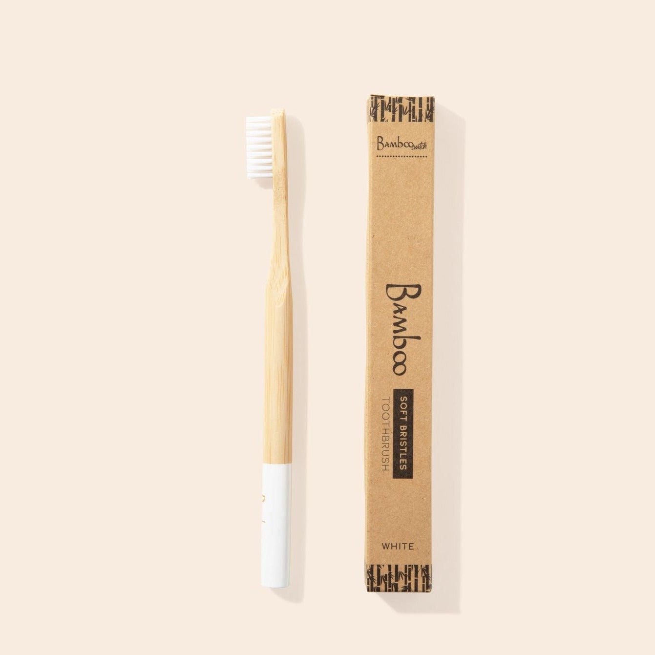 sustainable, zero waste, earth-friendly, plastic-free Bamboo Toothbrush | Round Handle - Bamboo Switch