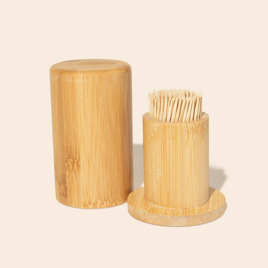 Bamboo Toothpick Holder