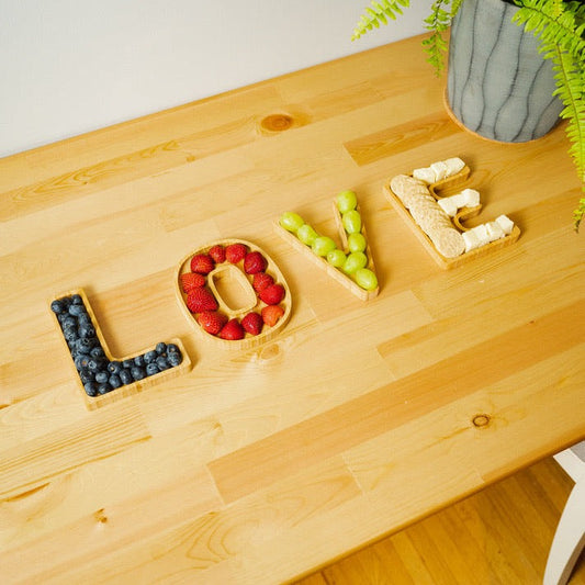 Bamboo L.O.V.E. Charcuterie Trays