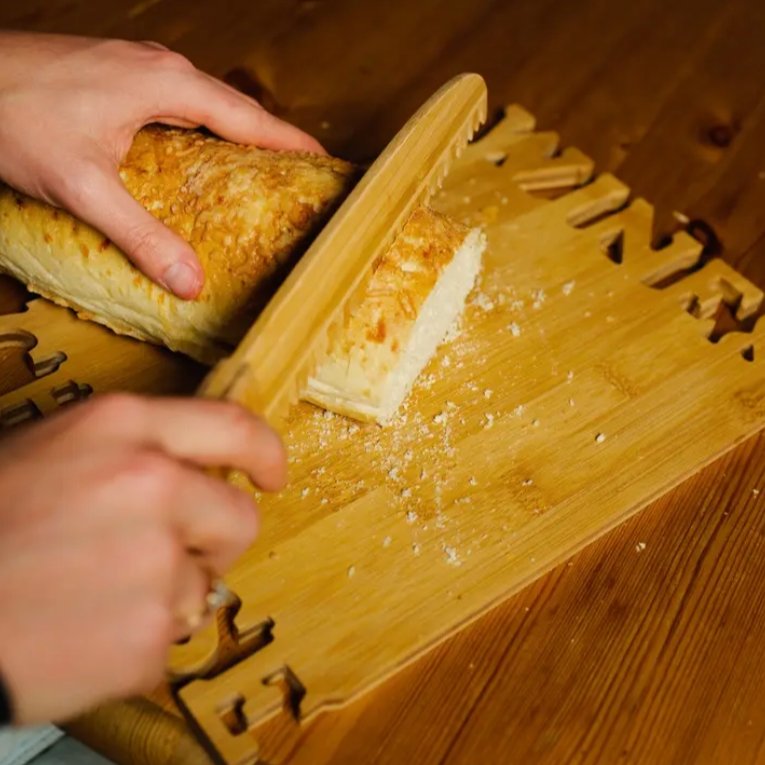 sustainable, zero waste, earth-friendly, plastic-free Bamboo Bread Knife - Bamboo Switch