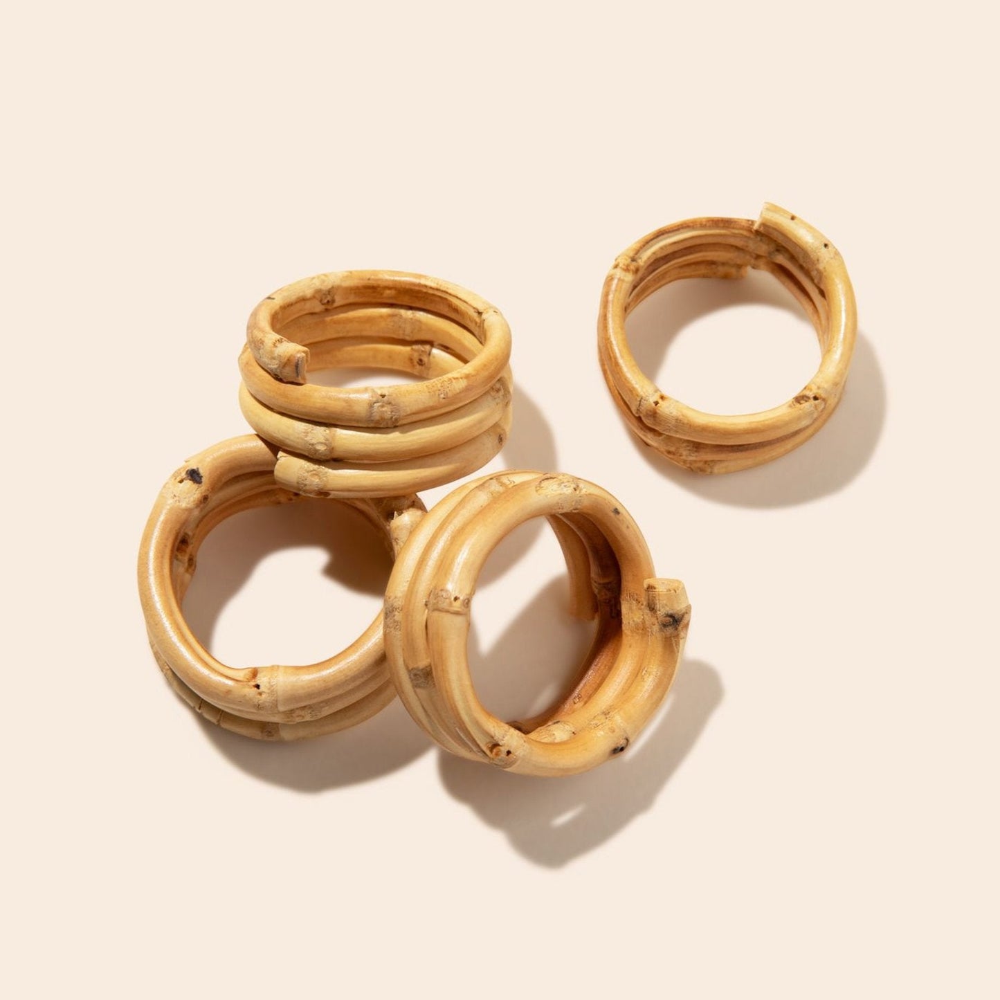 sustainable, zero waste, earth-friendly, plastic-free Bamboo Napkin Rings - Bamboo Switch