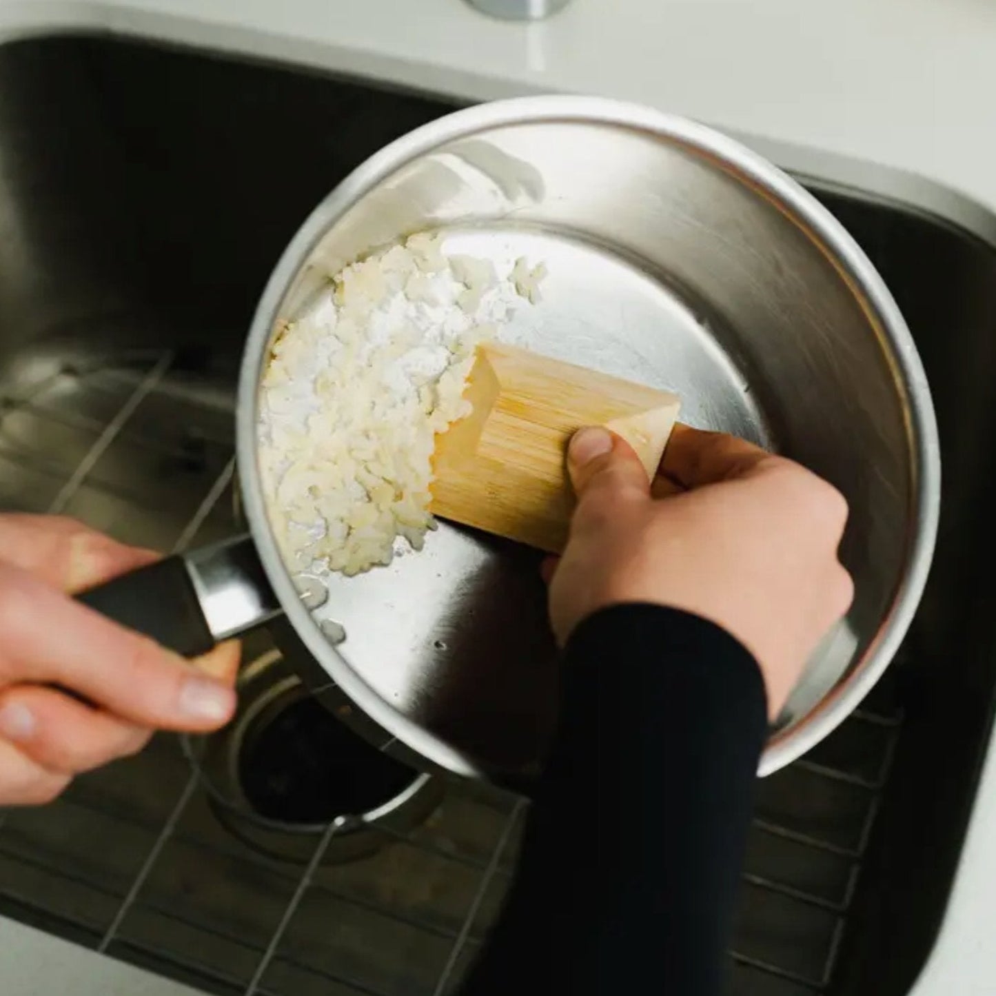 sustainable, zero waste, earth-friendly, plastic-free Bamboo Pot Scraper - Bamboo Switch