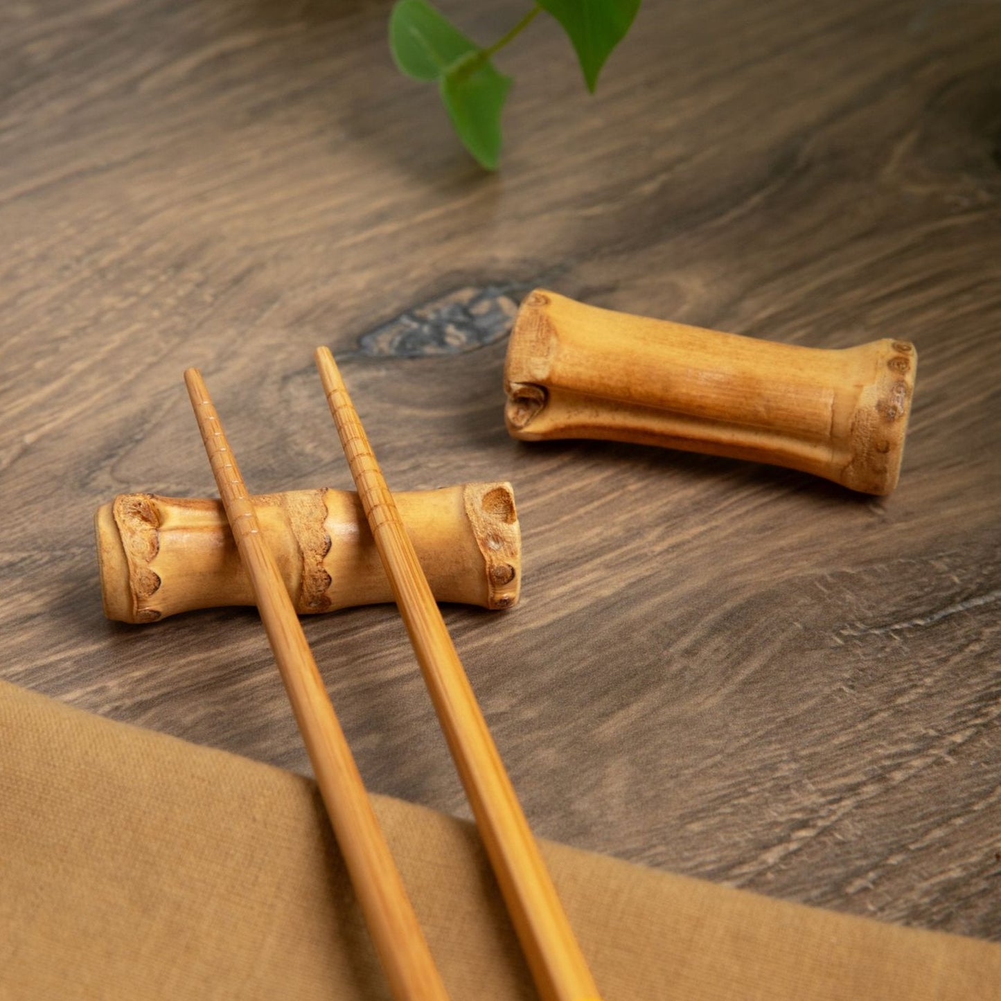 sustainable, zero waste, earth-friendly, plastic-free Bamboo Root Chopstick Rest - Bamboo Switch