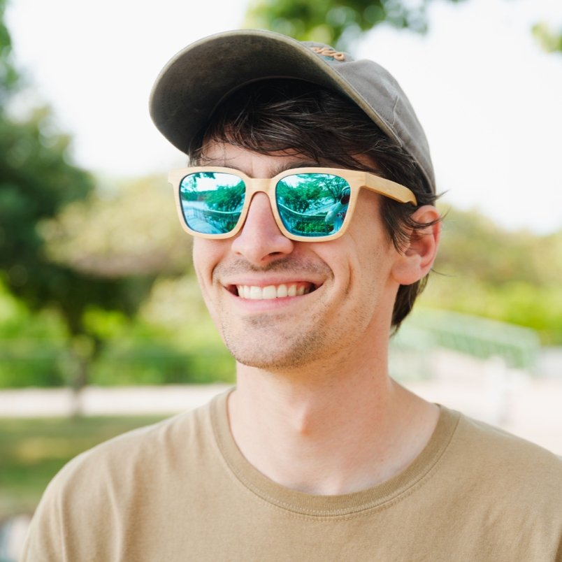 sustainable, zero waste, earth-friendly, plastic-free Bamboo Sunglasses - Bamboo Switch