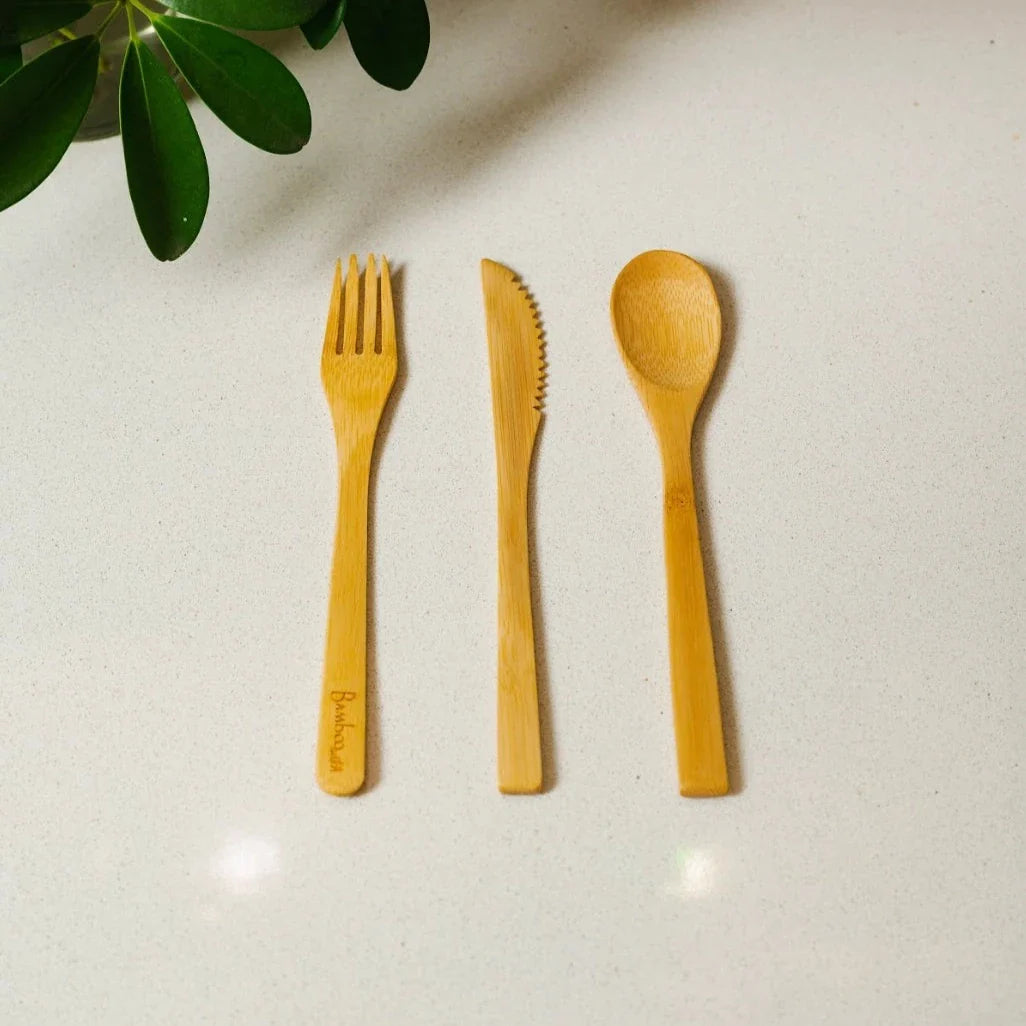 Individual Bamboo Cutlery