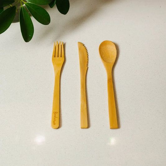 Individual Bamboo Cutlery