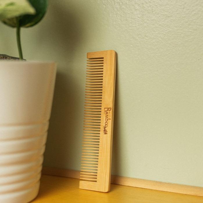 sustainable, zero waste, earth-friendly, plastic-free Natural Bamboo Comb - Bamboo Switch