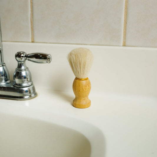 sustainable, zero waste, earth-friendly, plastic-free Natural Bristle Shave Brush | Men's Shaving - Bamboo Switch