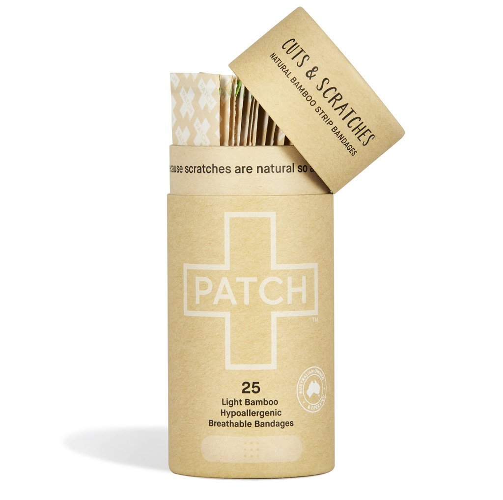 sustainable, zero waste, earth-friendly, plastic-free PATCH Organic Bamboo Bandages | 25ct - Bamboo Switch