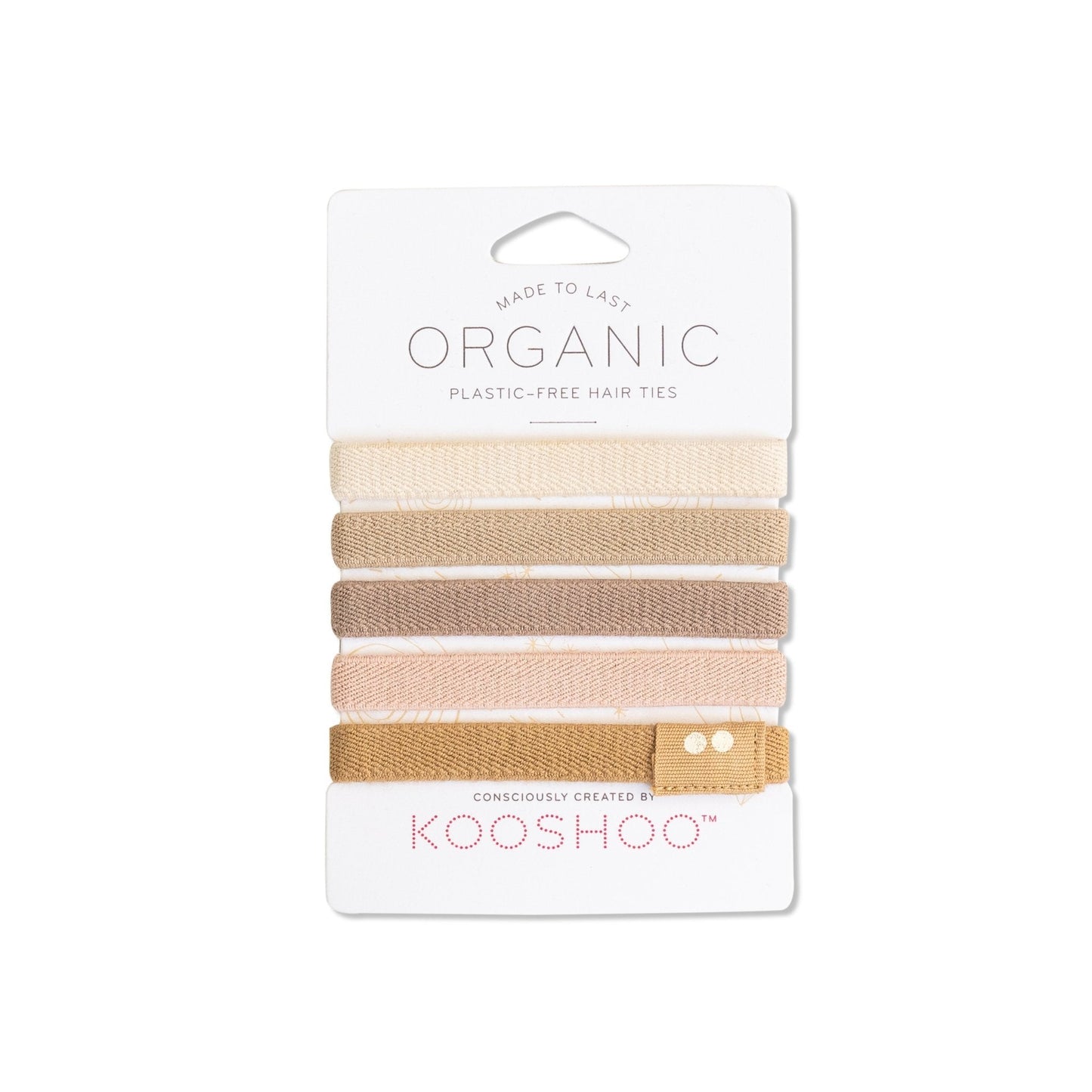 sustainable, zero waste, earth-friendly, plastic-free Plastic Free Organic Hair Ties - Bamboo Switch